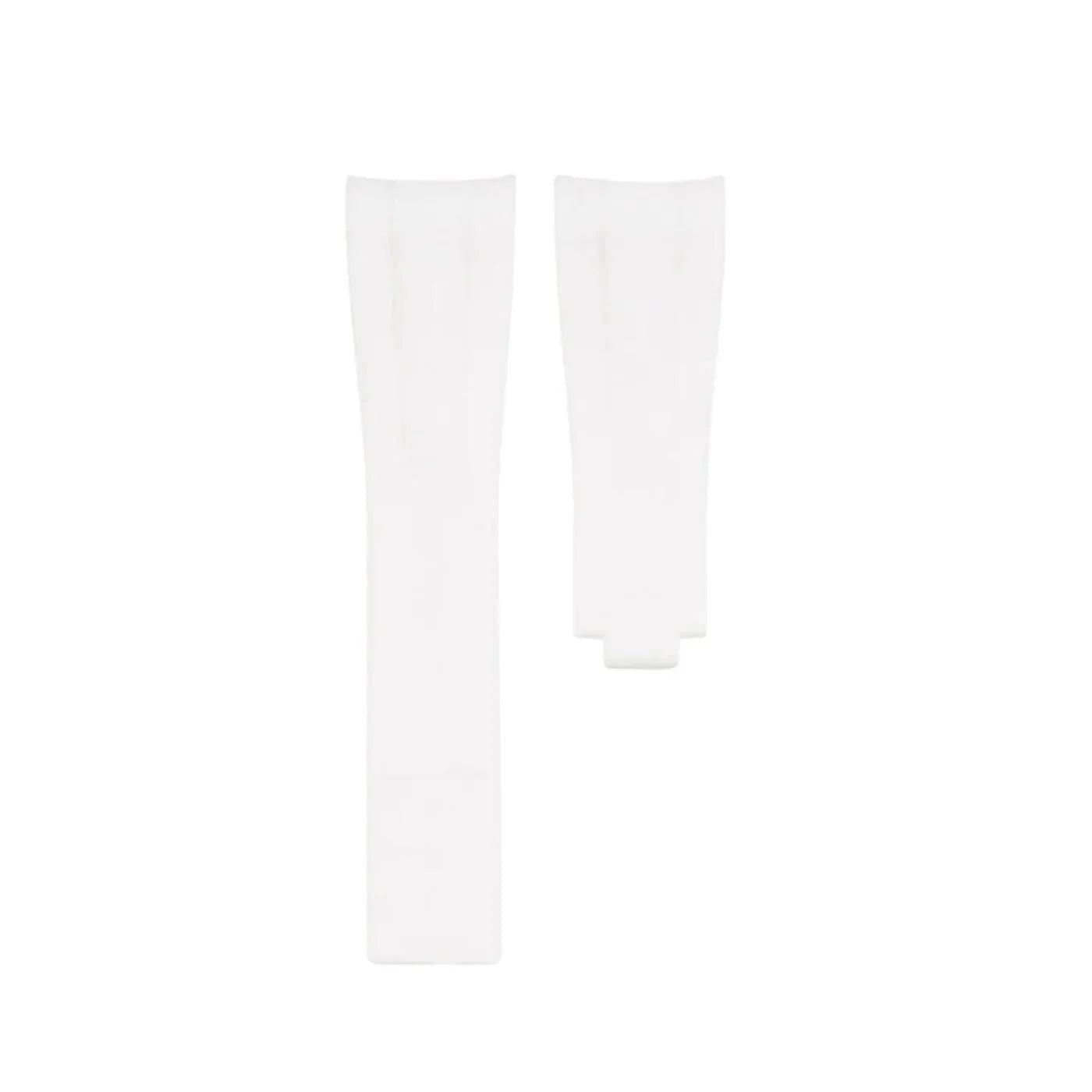 Faltschließe Kautschukarmband für Rolex Day - Date II 41mm – Weiss - Helvetus DE