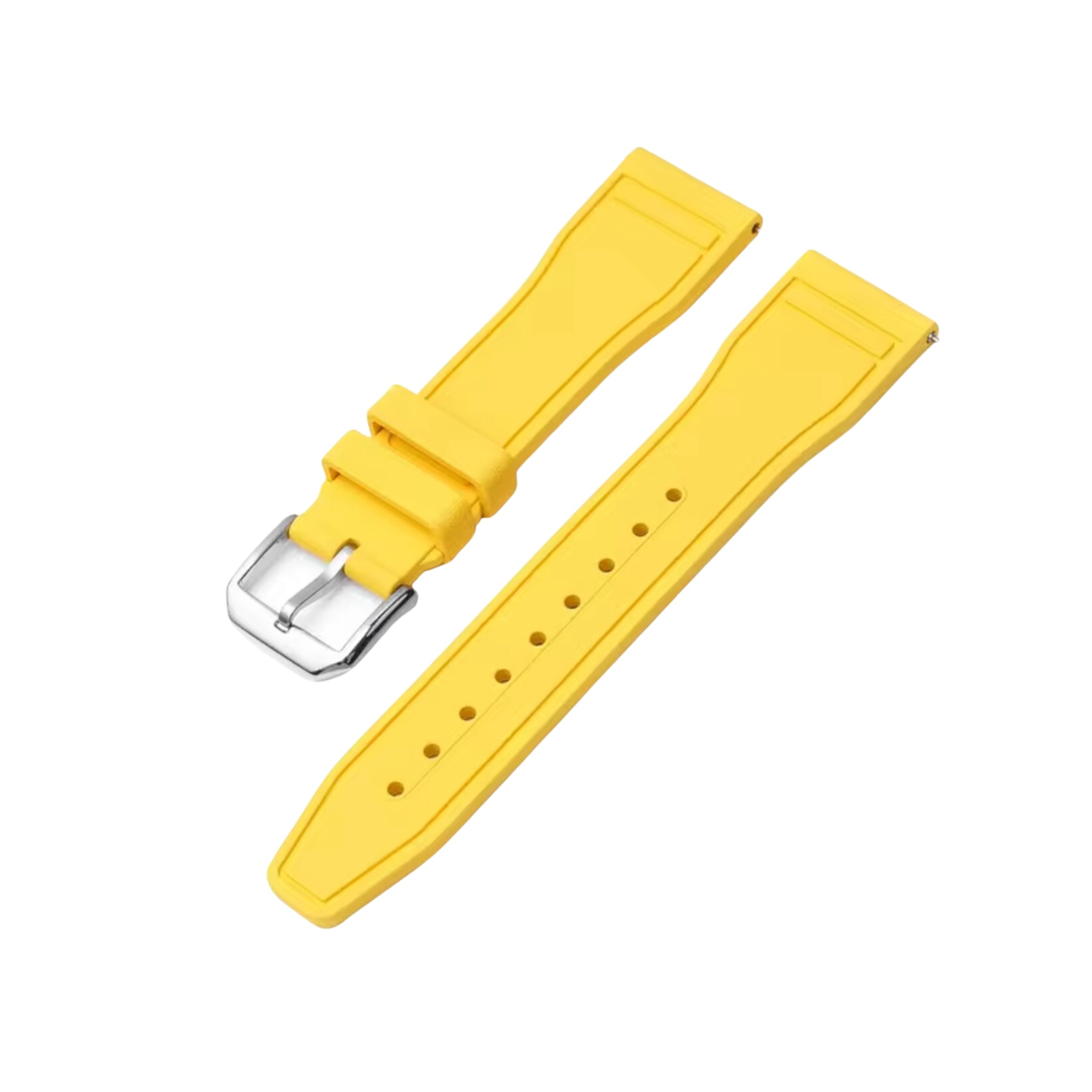 FKM Kautschukarmband – Für IWC Portugieser/Aquatimer/Alle Pilot Modelle/Portugieser/Portofino – Gelb - Helvetus DE
