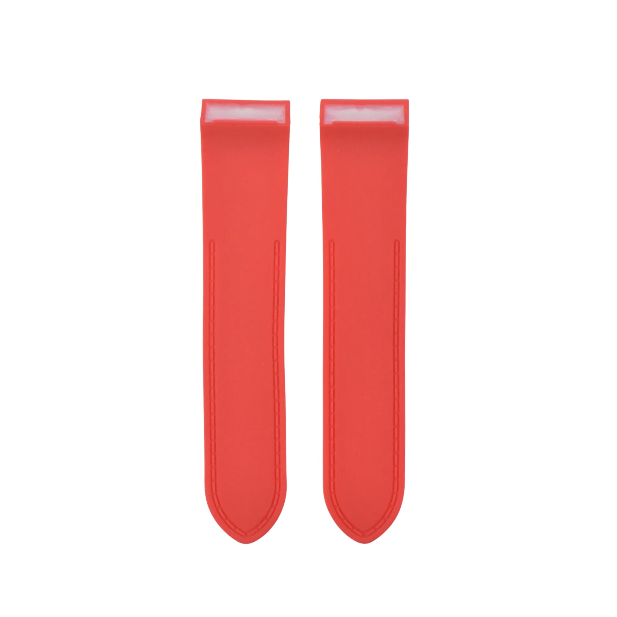 Kautschuk Armband für Cartier Santos 100 XL – Rot - Helvetus DE