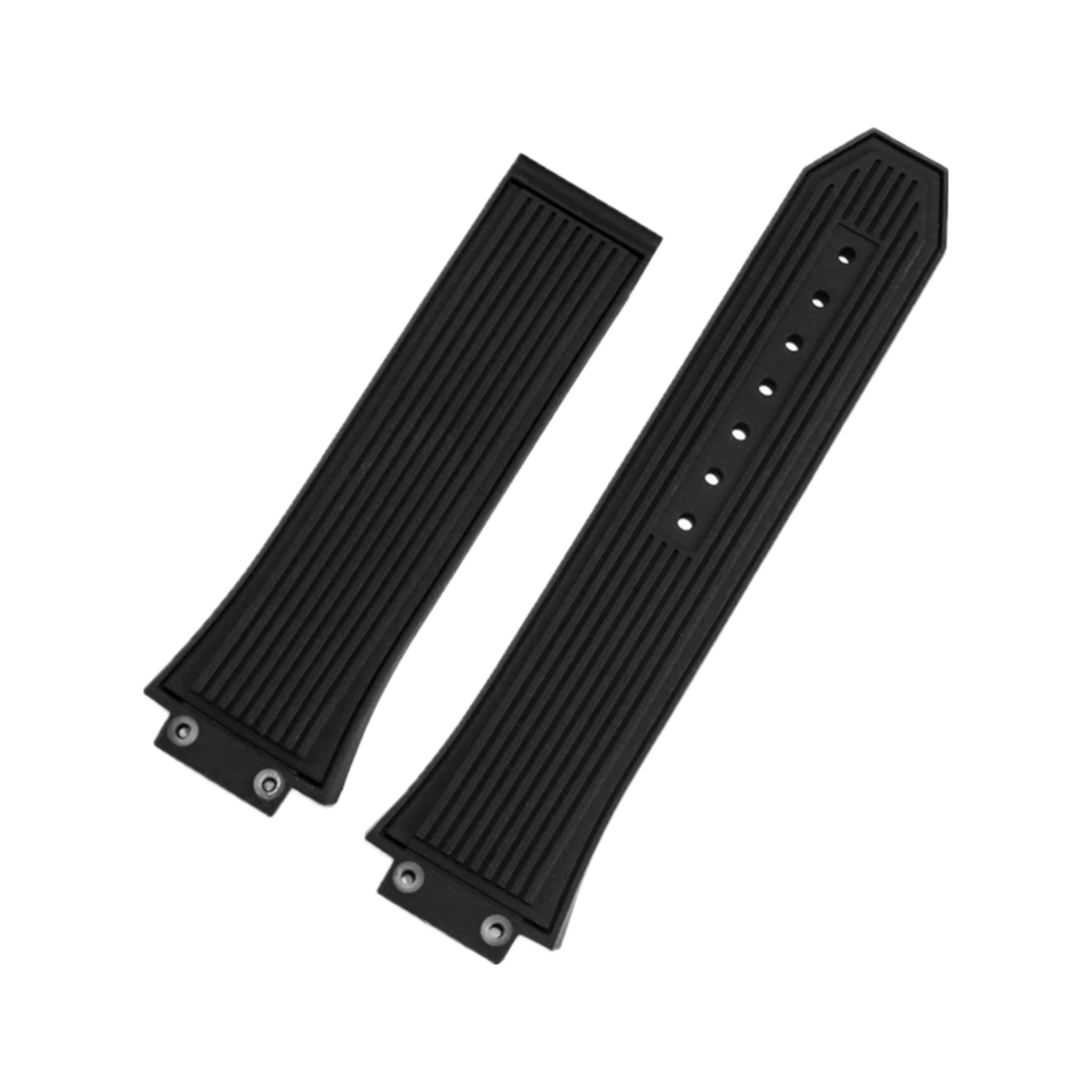 Kautschuk Armband – Für Hublot Big Bang 42mm – Schwarz - Helvetus DE