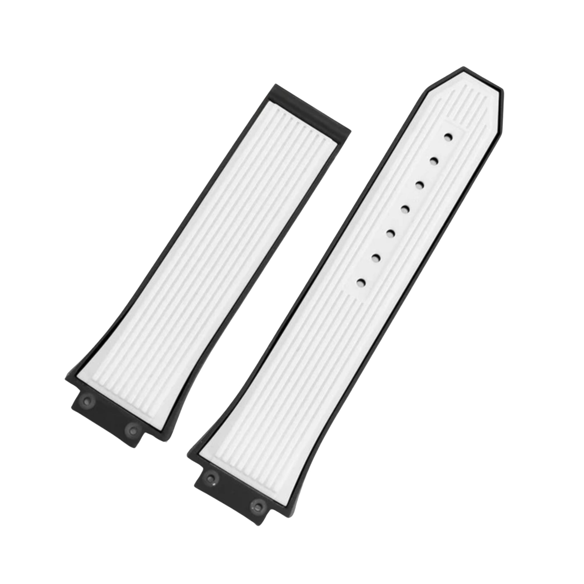 Kautschuk Armband – Für Hublot Big Bang 42mm – Weiss - Helvetus DE