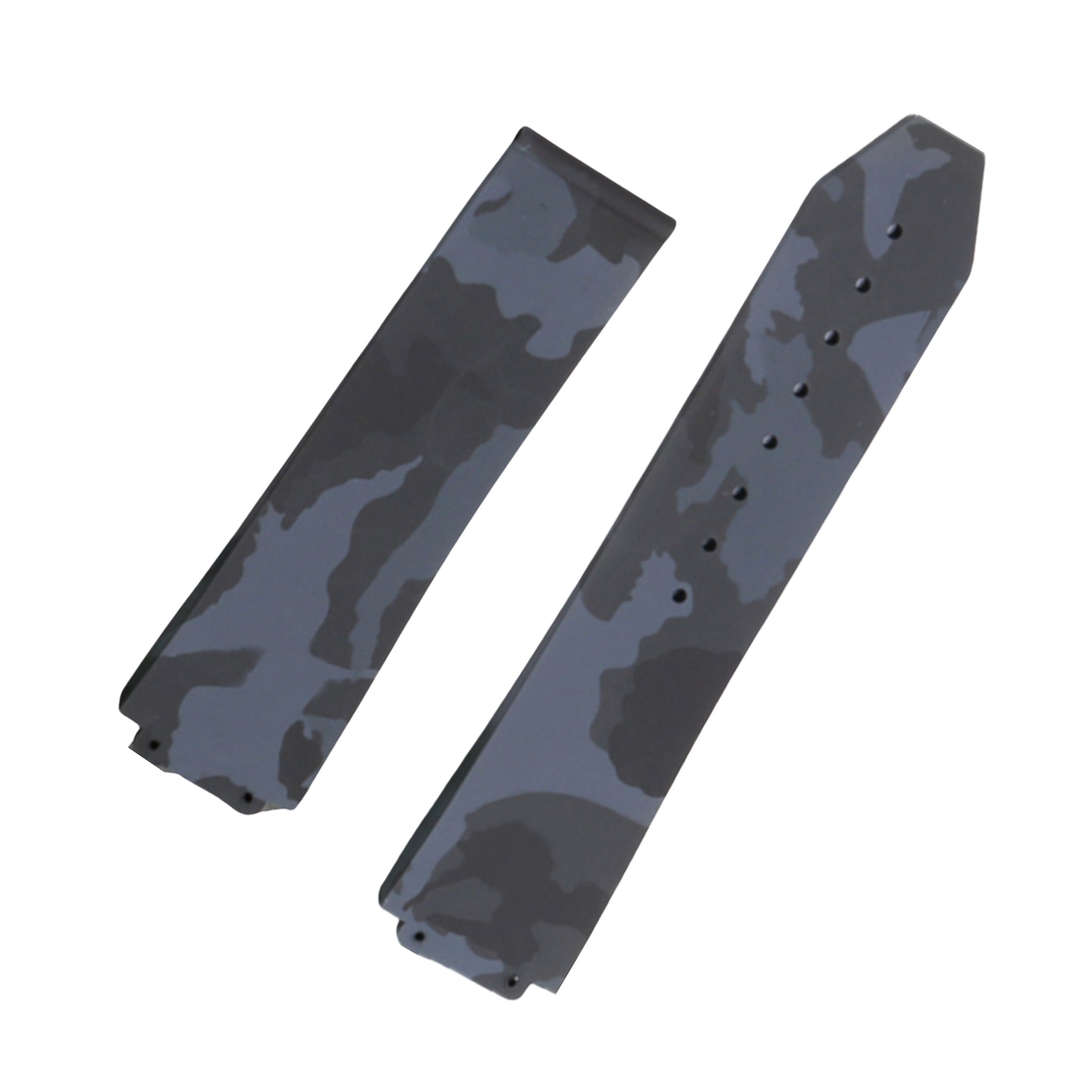 Kautschuk Armband – Für Hublot Big Bang 44mm – Grau Camo - Helvetus DE