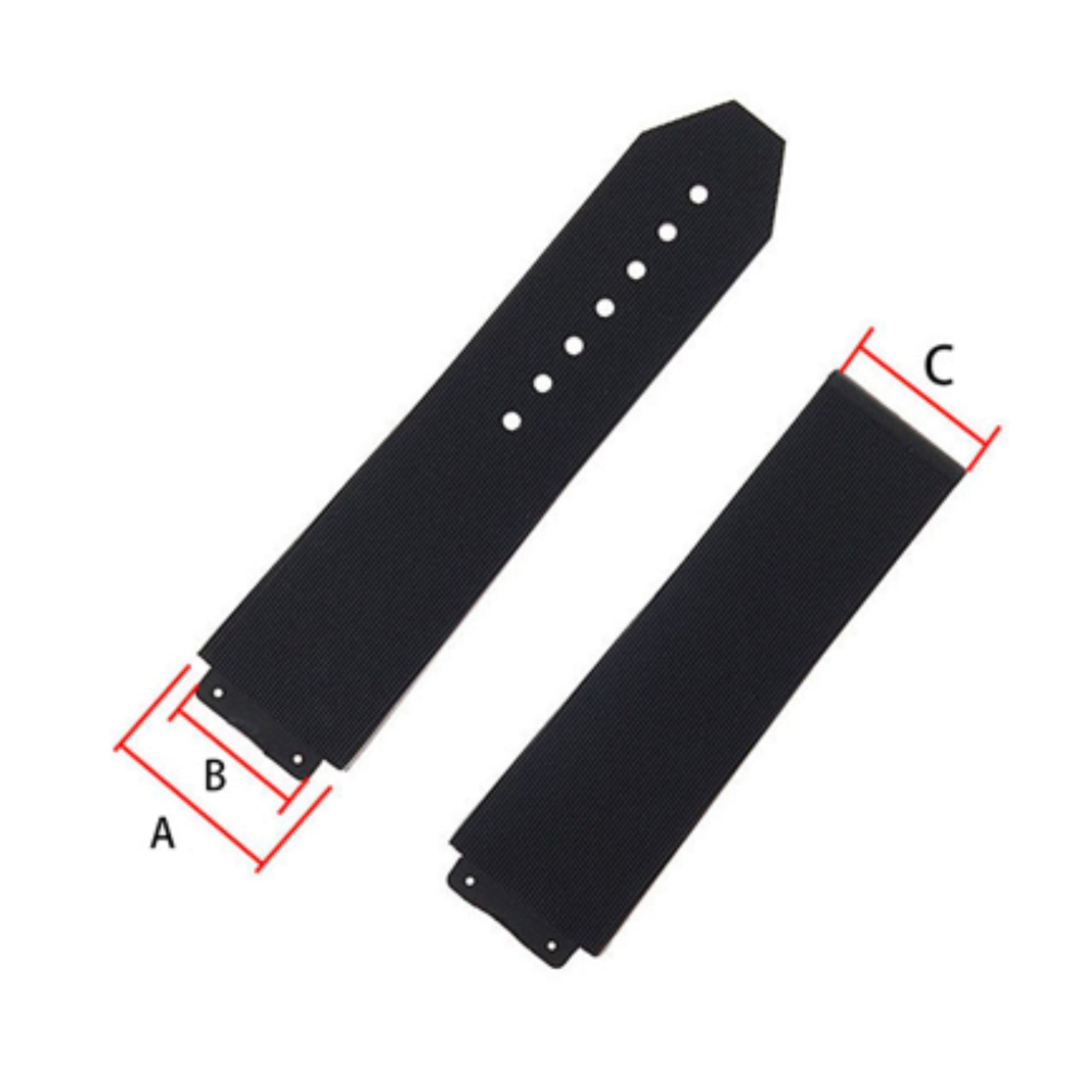 Kautschuk Armband – Für Hublot Classic Fusion – Braun - Helvetus DE