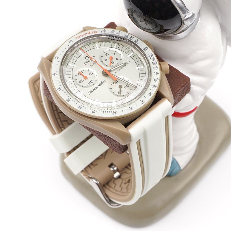 Kautschukarmband – Für Mission to Jupiter | Omega X Swatch | MoonSwatch – Beige - Helvetus DE