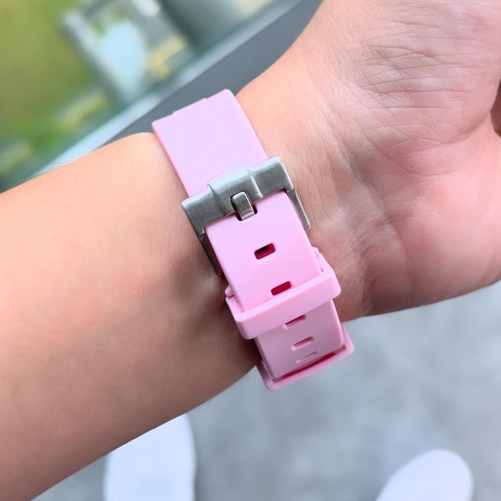 Kautschukarmband – Für Omega Seamaster 300 – Pink - Helvetus DE