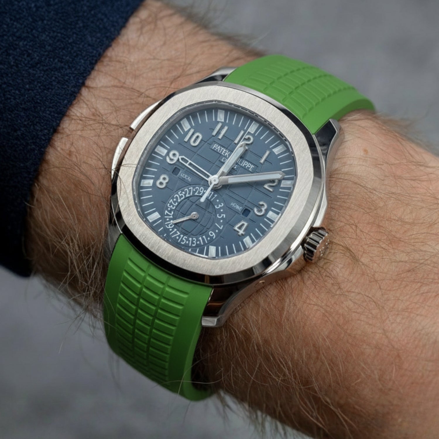 Kautschukarmband – Für Patek Philippe Aquanaut – Grün - Helvetus DE