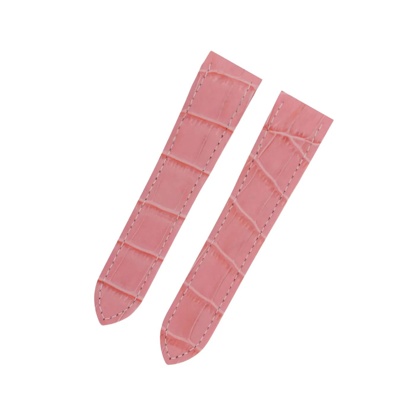 Leder Armband - für Cartier Santos 100 - Pink - Helvetus DE