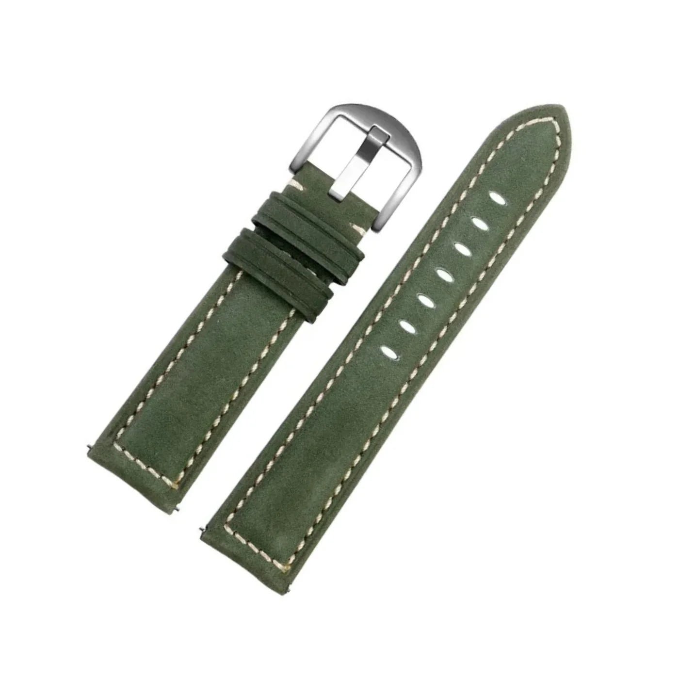 Leder Armband für MoonSwatch - Grün - Helvetus DE