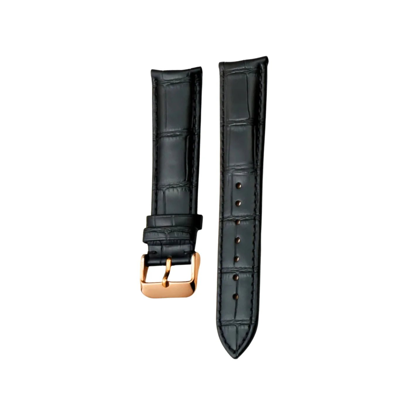 Lederarmband – für Vacheron Constantin Patrimony & Traditionnelle und andere Modelle – Schwarz - Helvetus DE