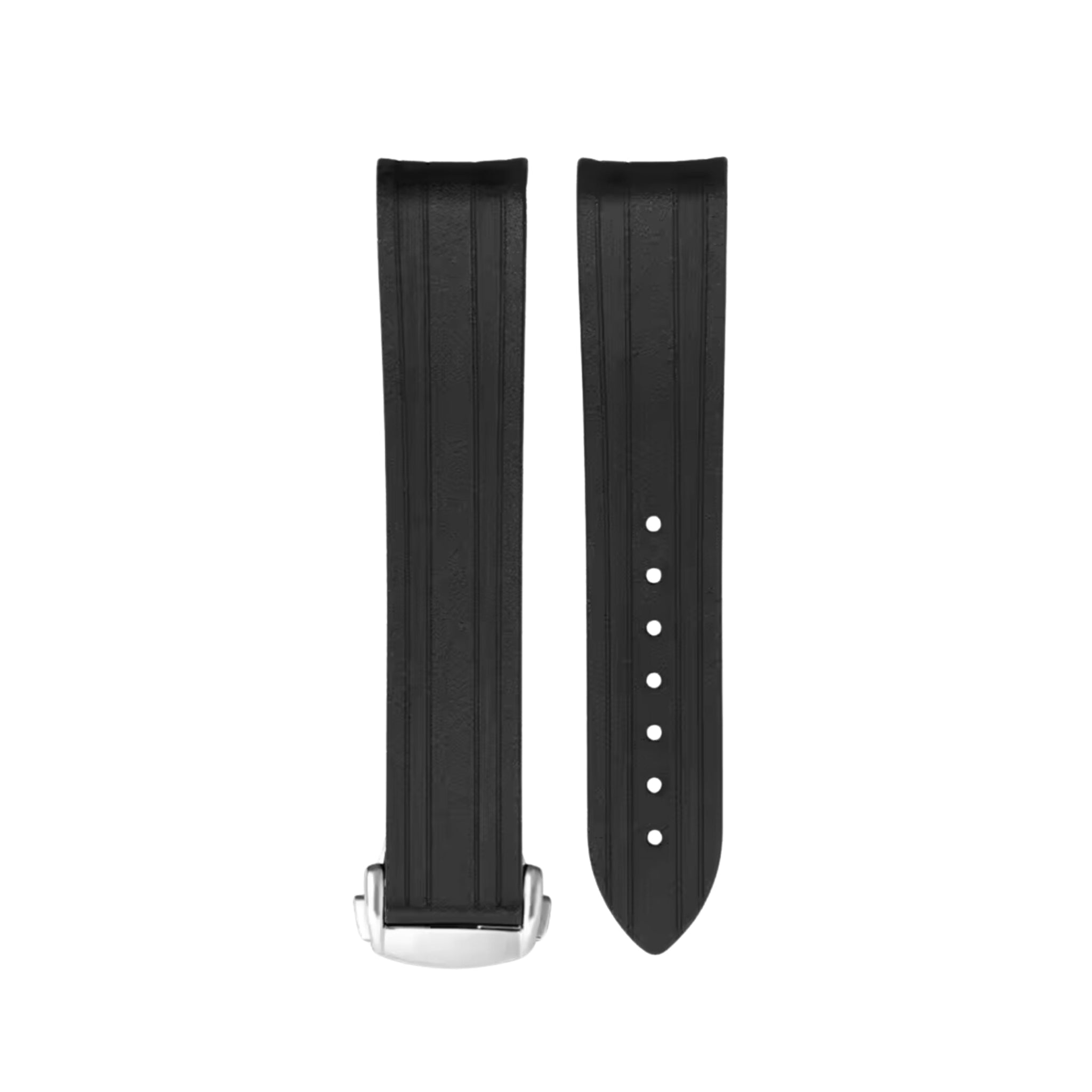 Omega Seamaster (Diver) 300M Kautschukarmband – Schwarz - Helvetus DE