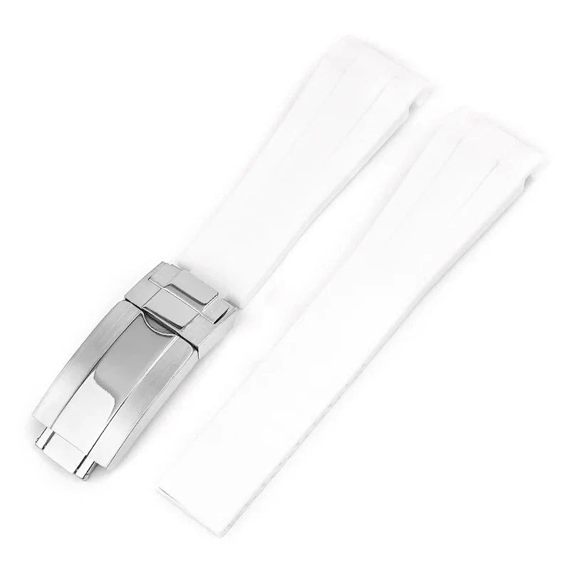 Deployant Strap - For Rolex Datejust 36 - White - Helvetus