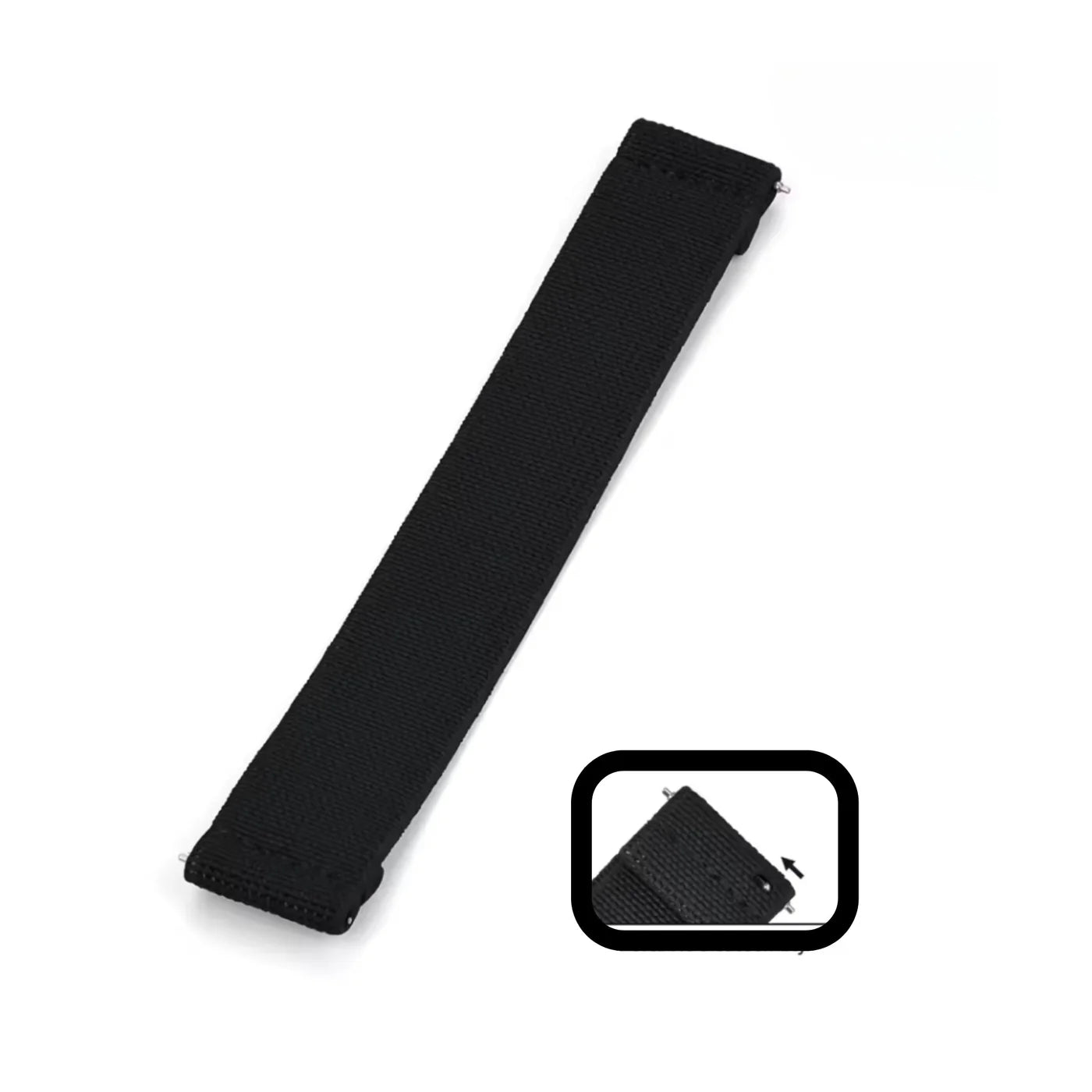 Elastic Strap - Black - Any Lug Width