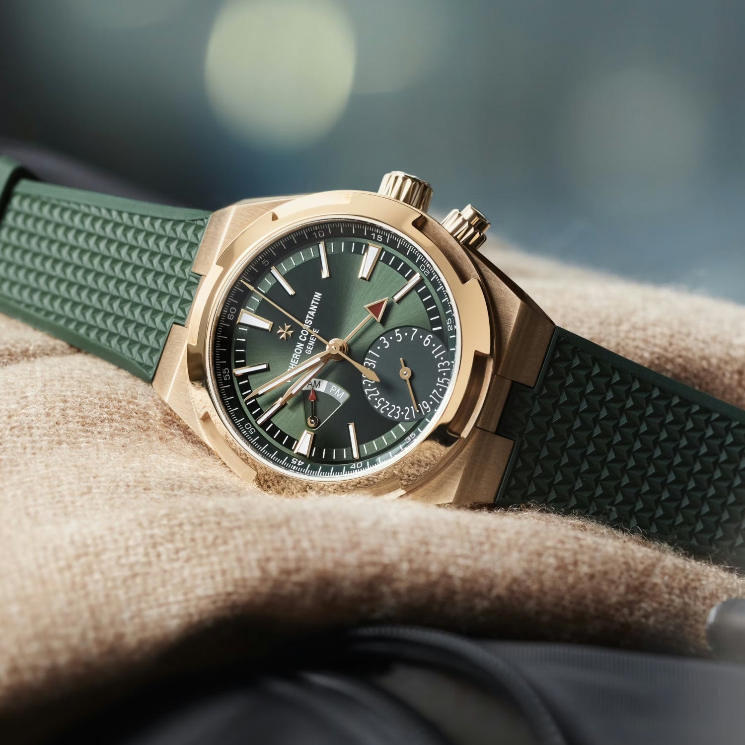 Kautschukarmband – für Vacheron Constantin Overseas – Grün - Helvetus DE