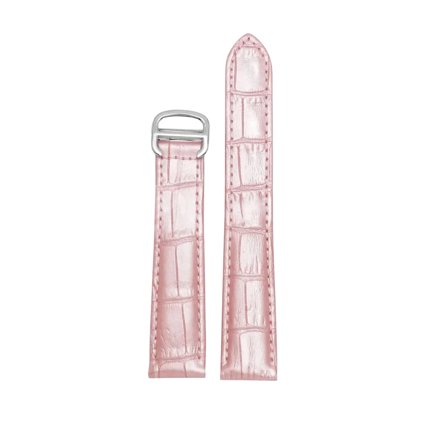 Leder Armband - für Cartier Tank - Pink