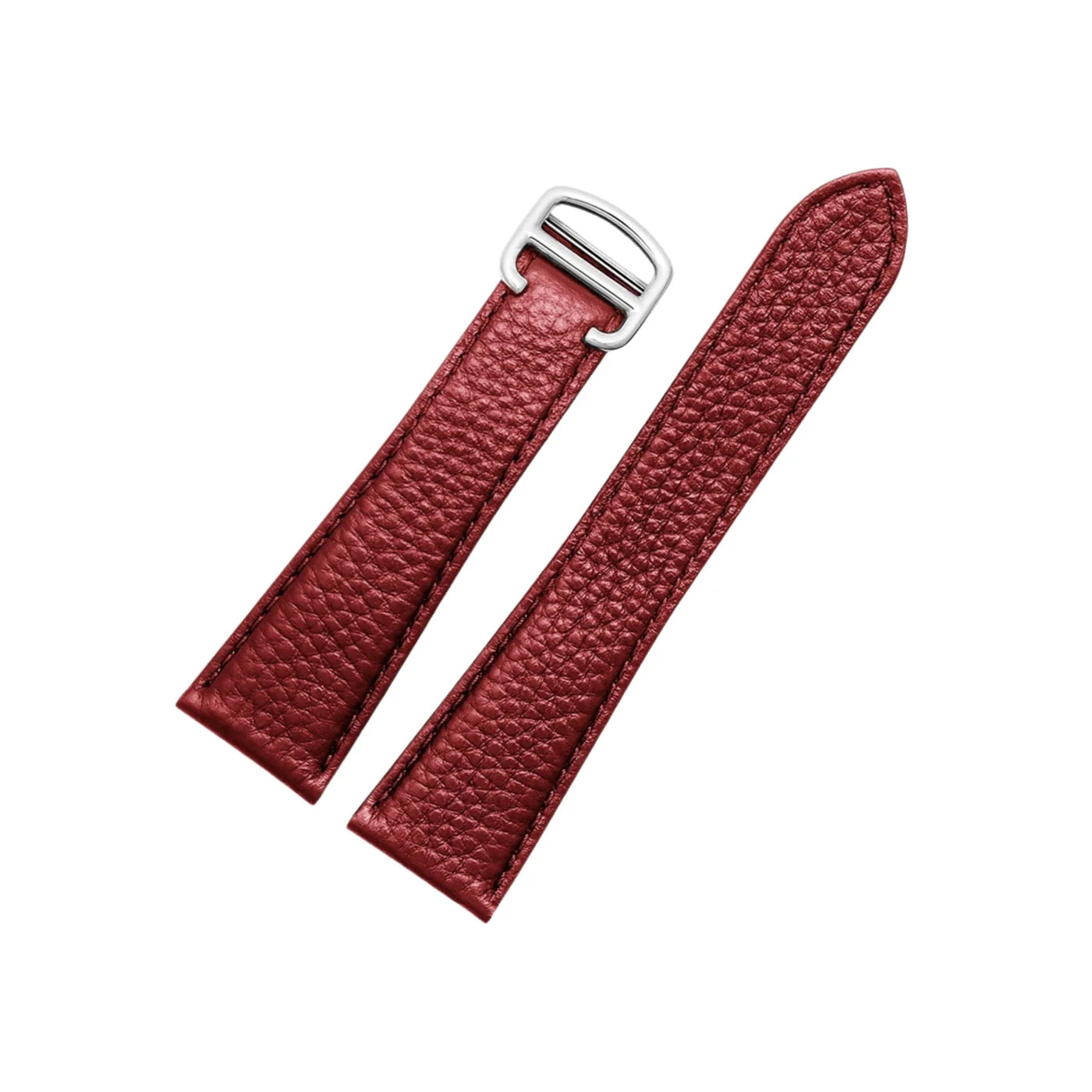 Leder Armband - für Cartier Tank Solo - Rot