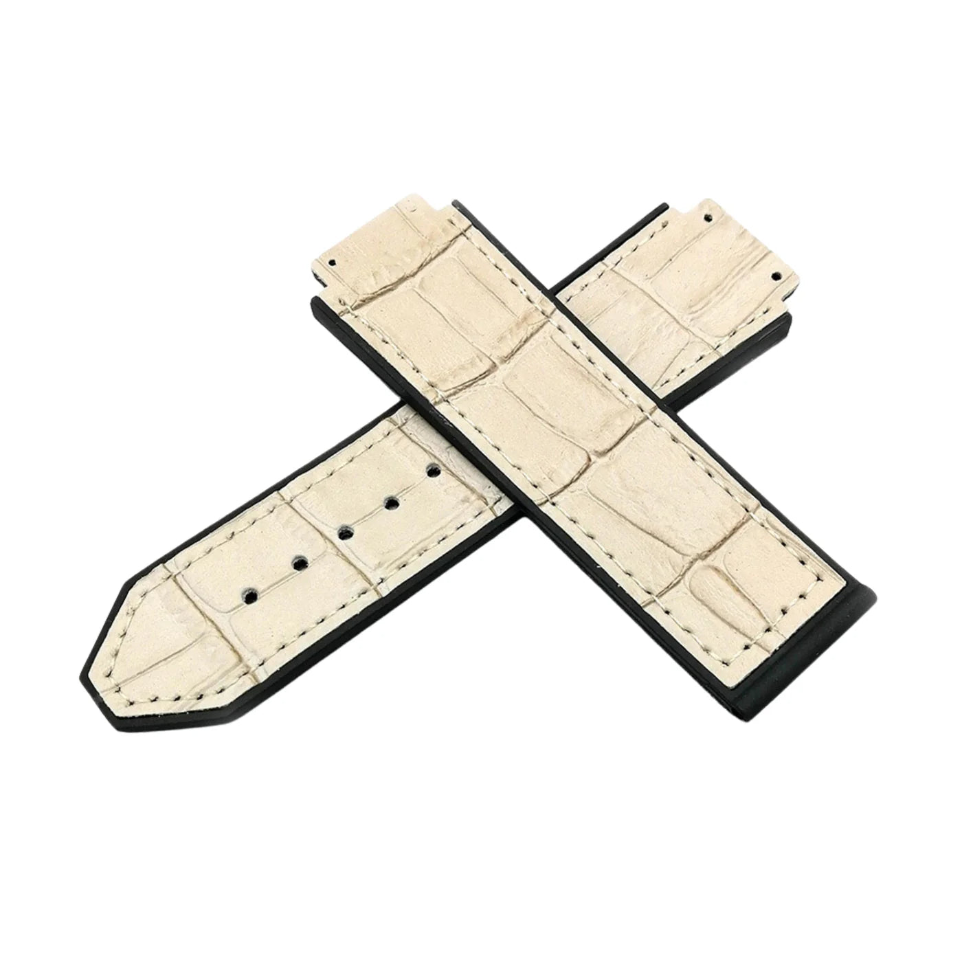 Leder Armband - Für Hublot Big Bang 44mm - Beige