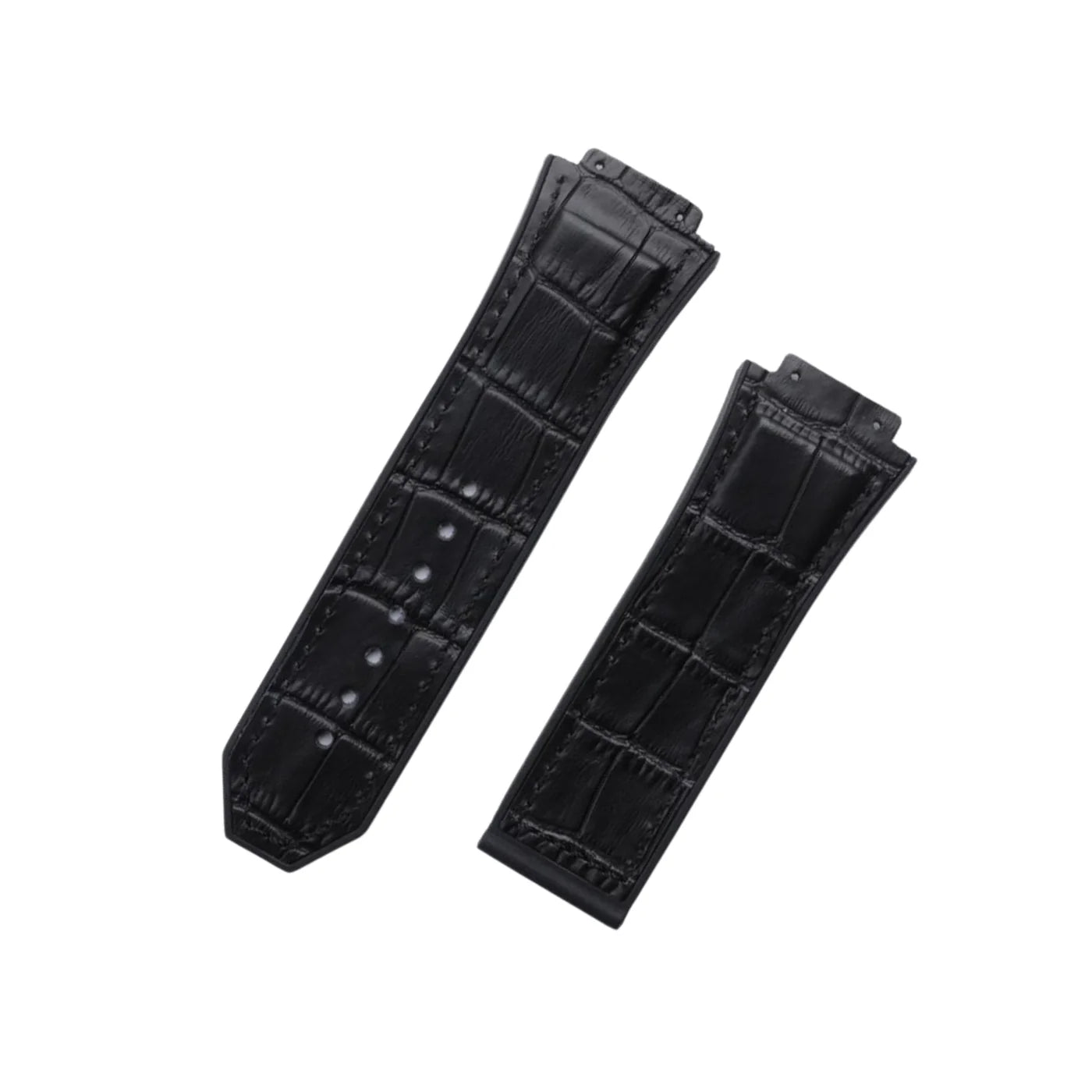 Leder Armband – Für Hublot King Power – Schwarz