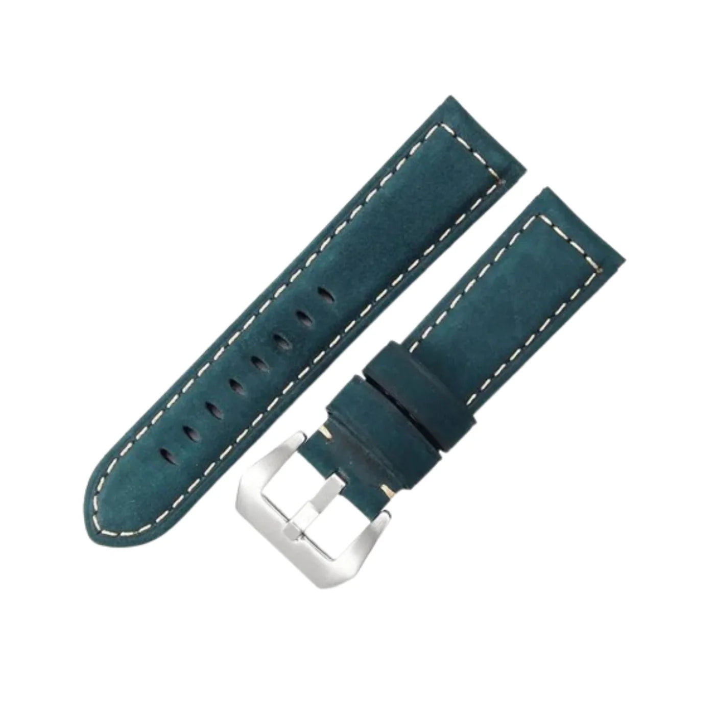 Leder Armband - Für Panerai - Denim Blau