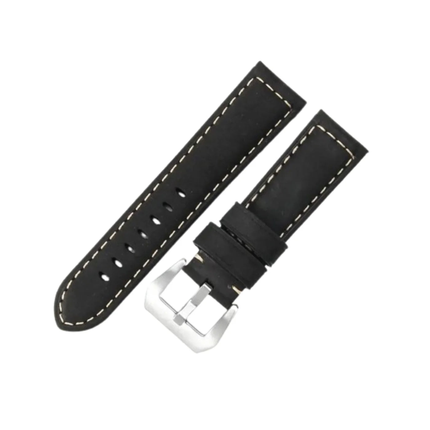 Leder Armband - Für Panerai - Leder Schwarz