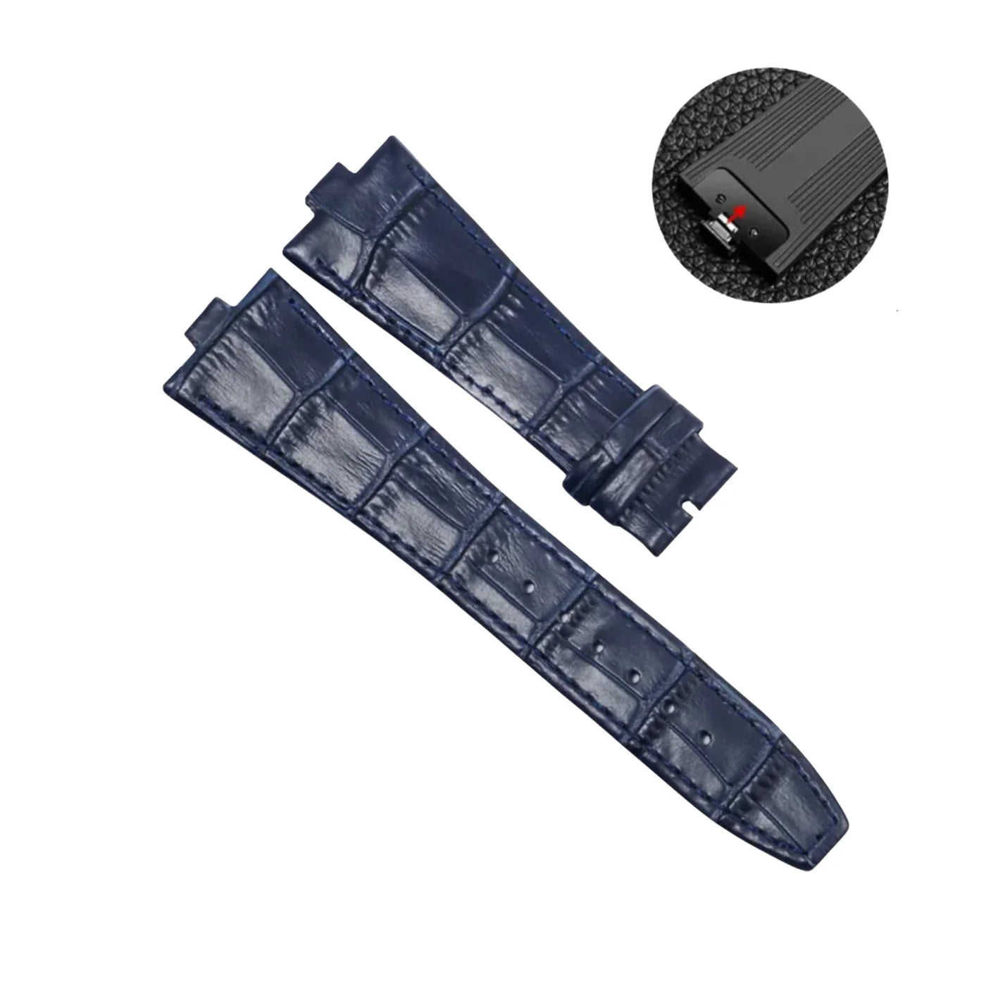 Lederarmband – für Vacheron Constantin Overseas – Blau