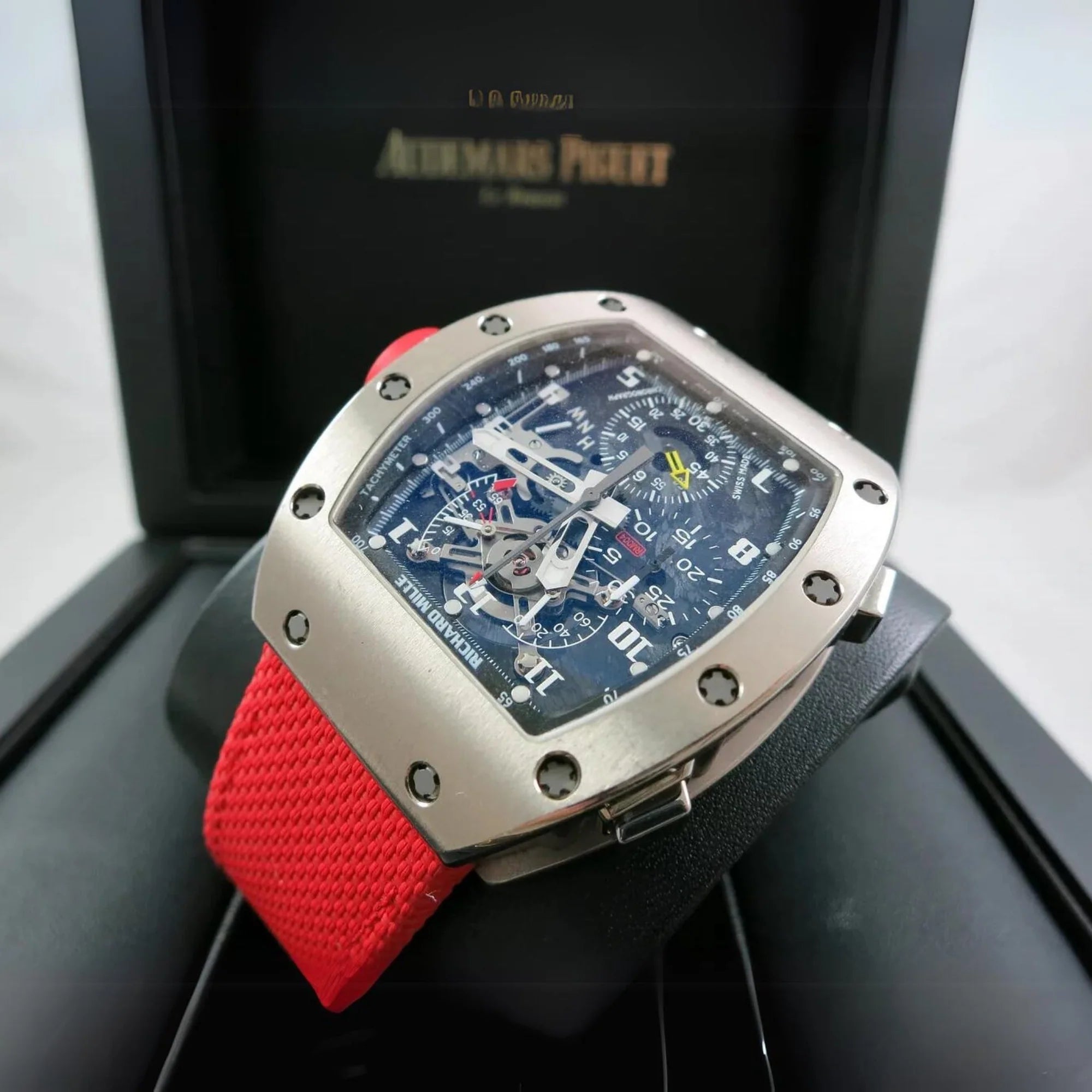 Nylonarmband – Für Richard Mille RM50 / RM53 – Rot