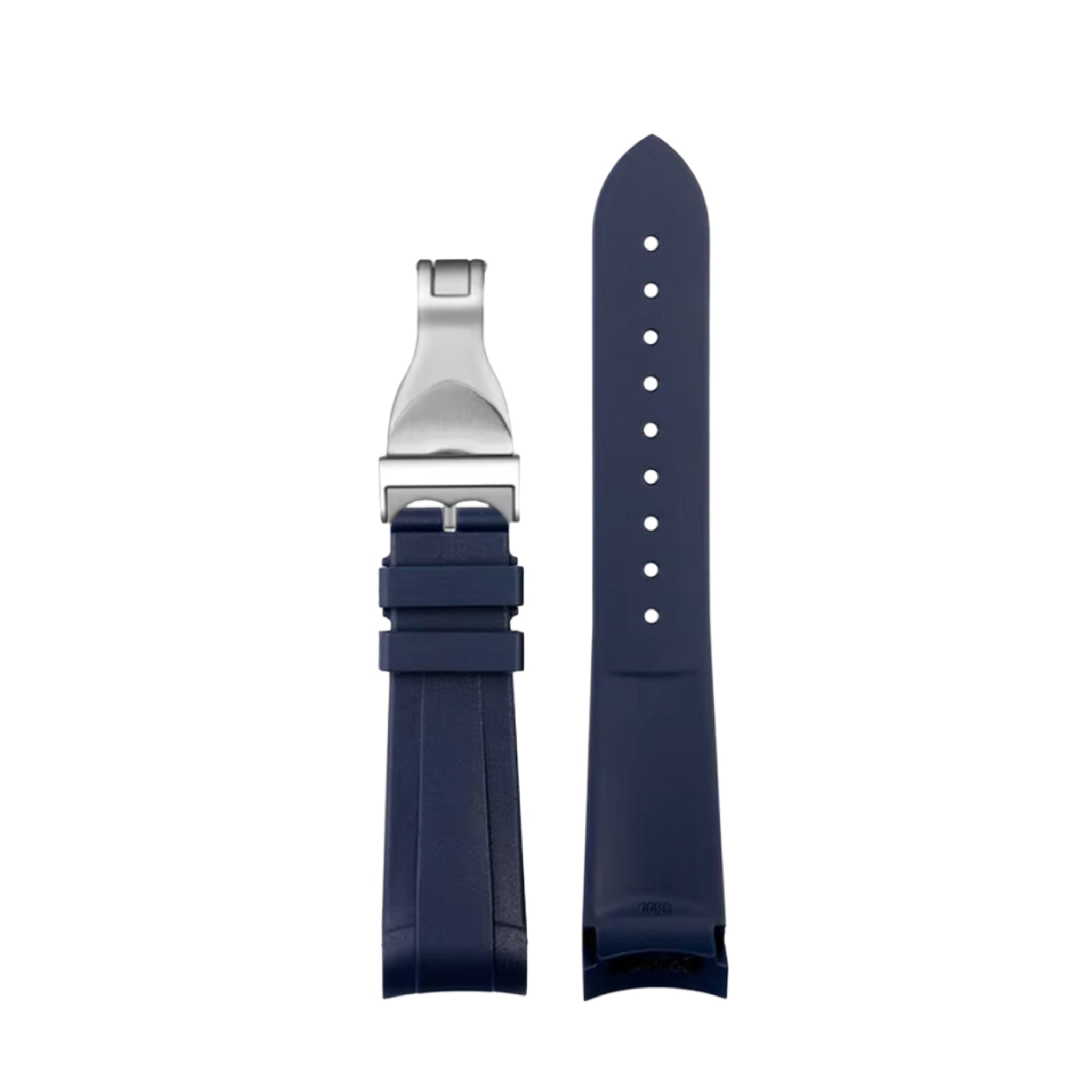 Rubber Strap - For all Tudor Black Bay Models - Navy Blue - Helvetus