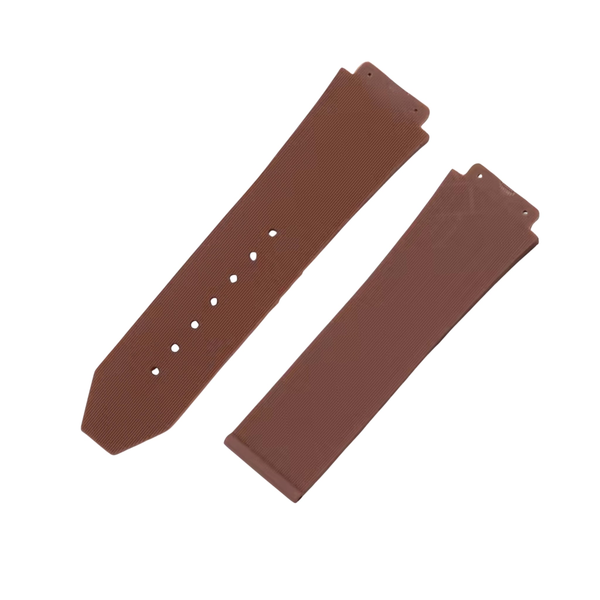 Rubber Strap - For Hublot Big Bang 44mm - Brown - Helvetus