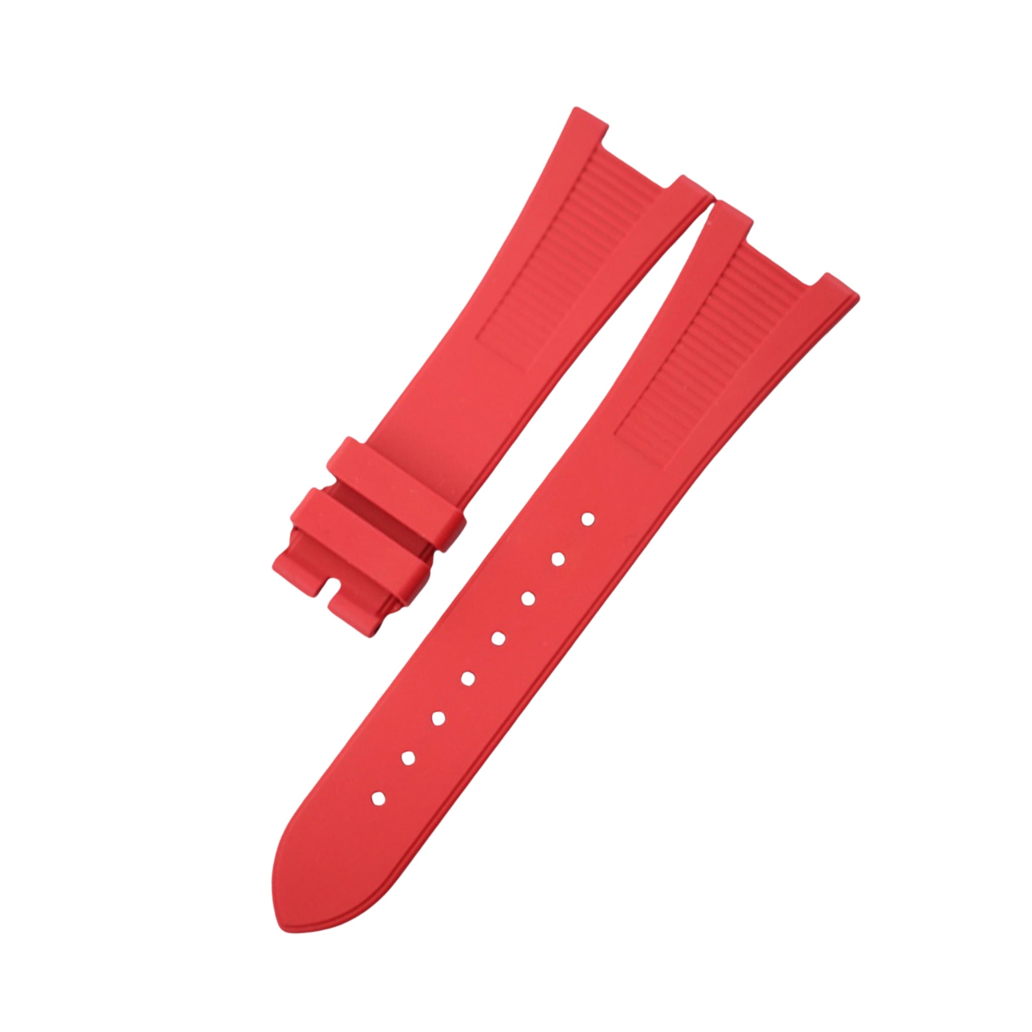 Rubber Strap - For Patek Philippe Nautilus - Red - Helvetus