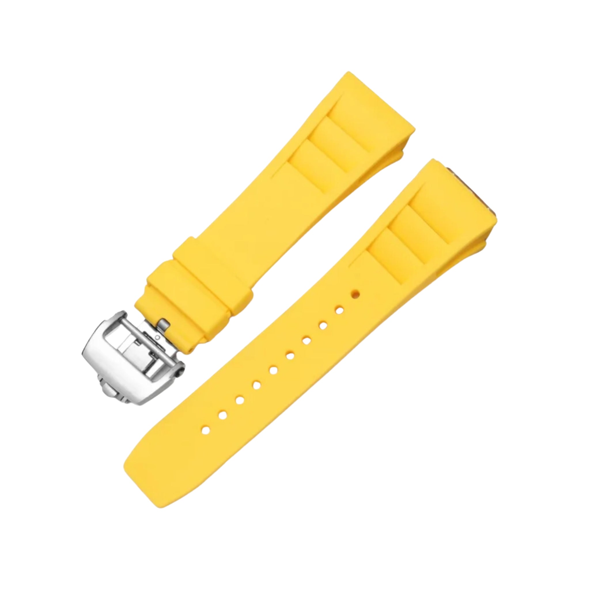 Rubber Strap - For Richard Mille RM011 - Yellow - Helvetus