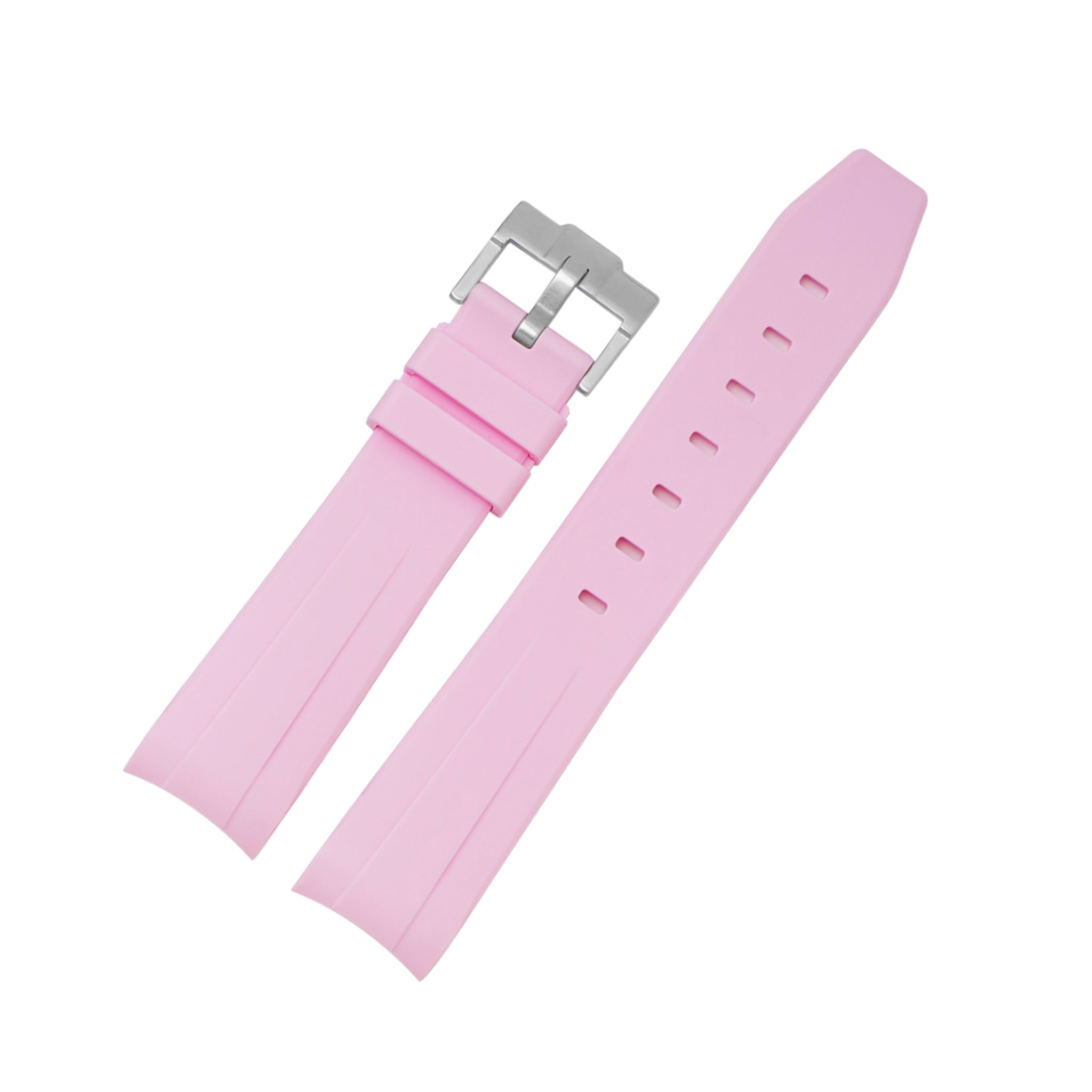 Rubber Strap - For Rolex Datejust 36 - Pink - Helvetus