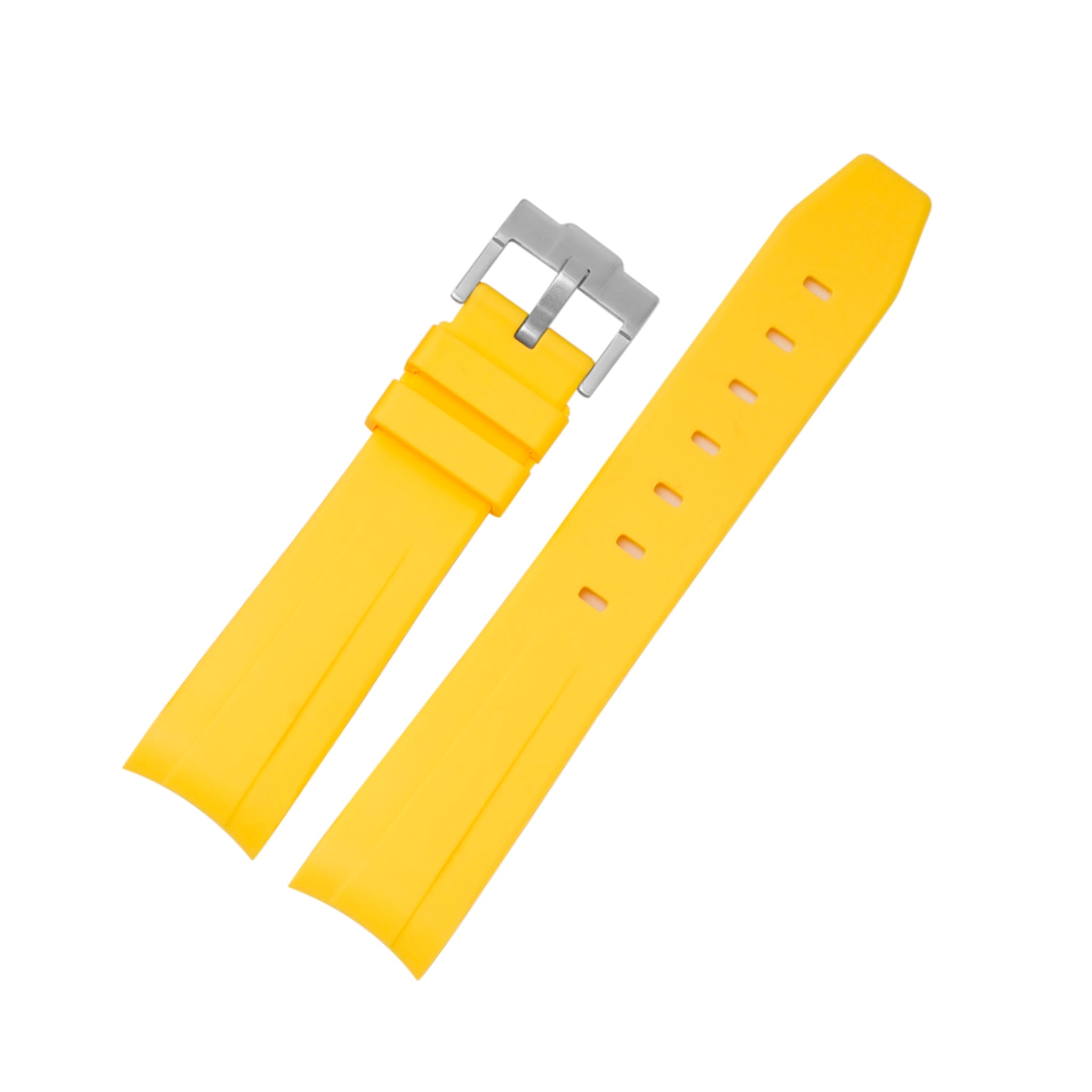 Rubber Strap - For Rolex Datejust 36 - Yellow - Helvetus