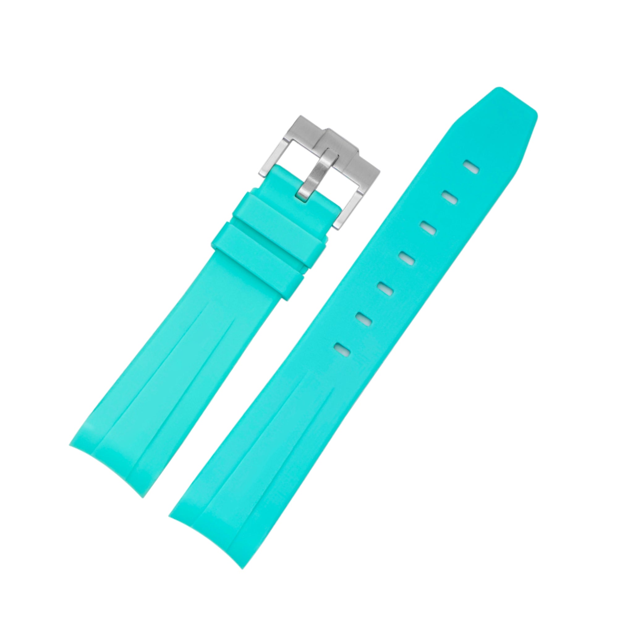 Rubber Strap - For Rolex Sea - Dweller 4000 - Turquoise - Helvetus