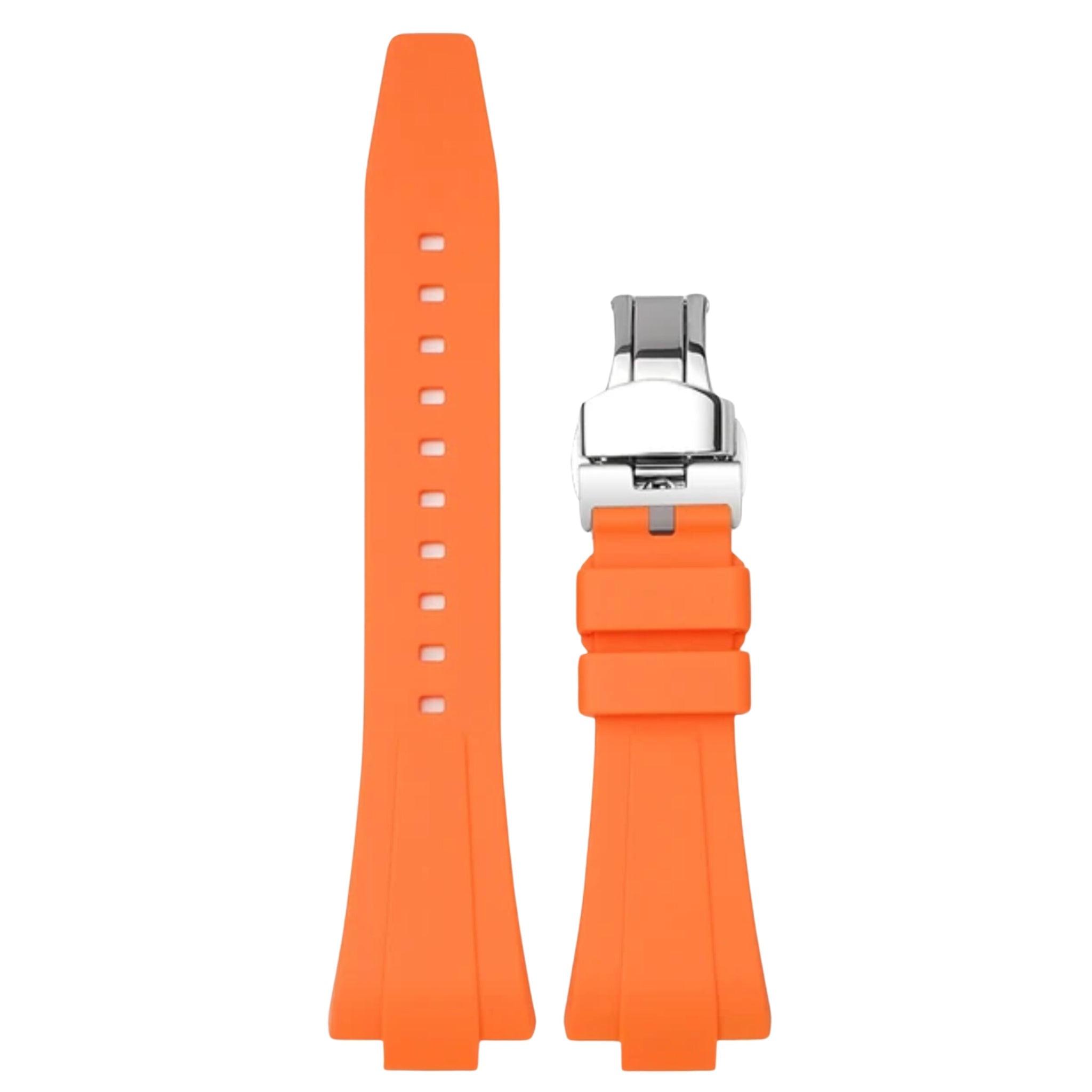 Rubber Strap - For Tissot PRX - Orange - Helvetus