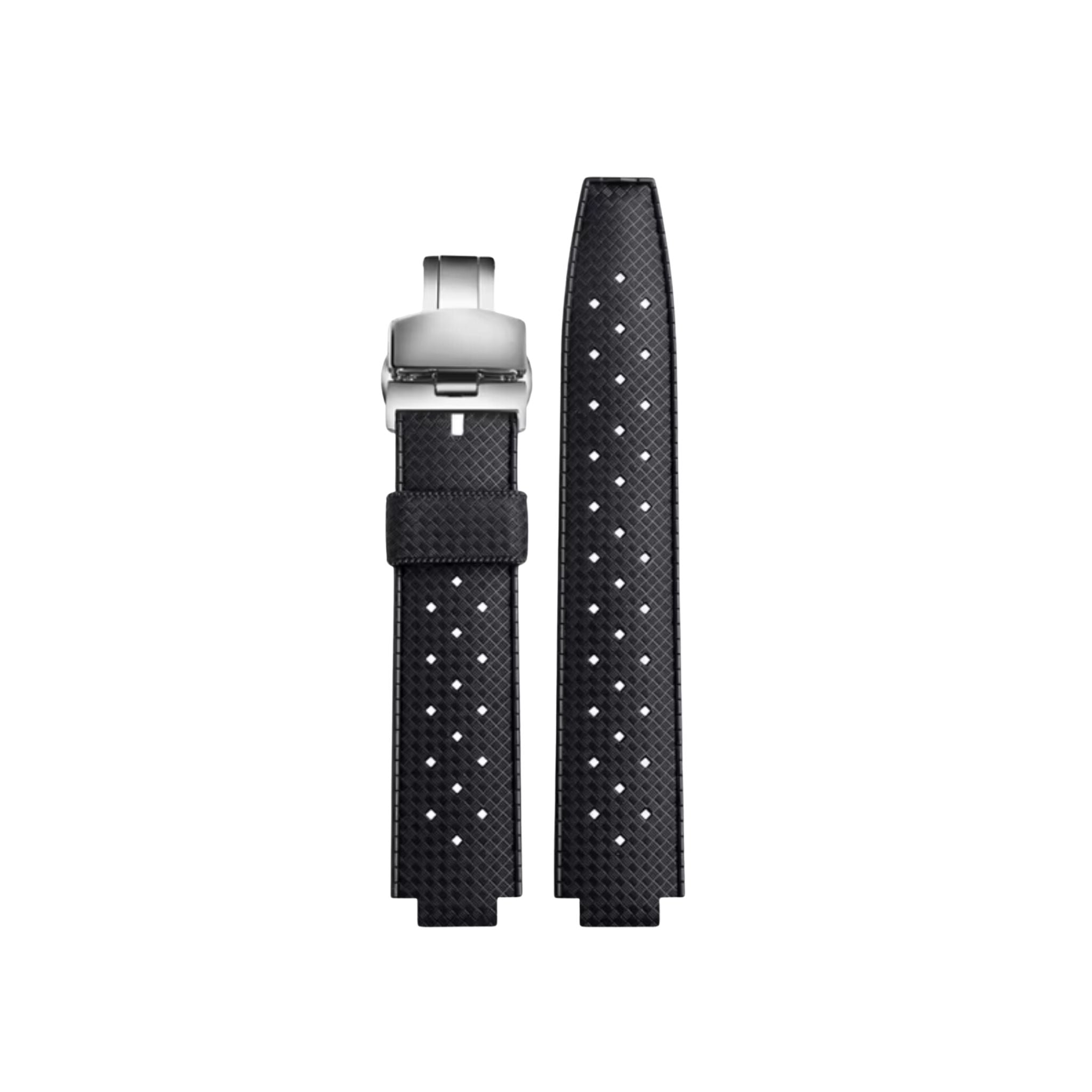 Rubber Strap - For Tudor Pelagos 25500 / 25600 - Black - Helvetus