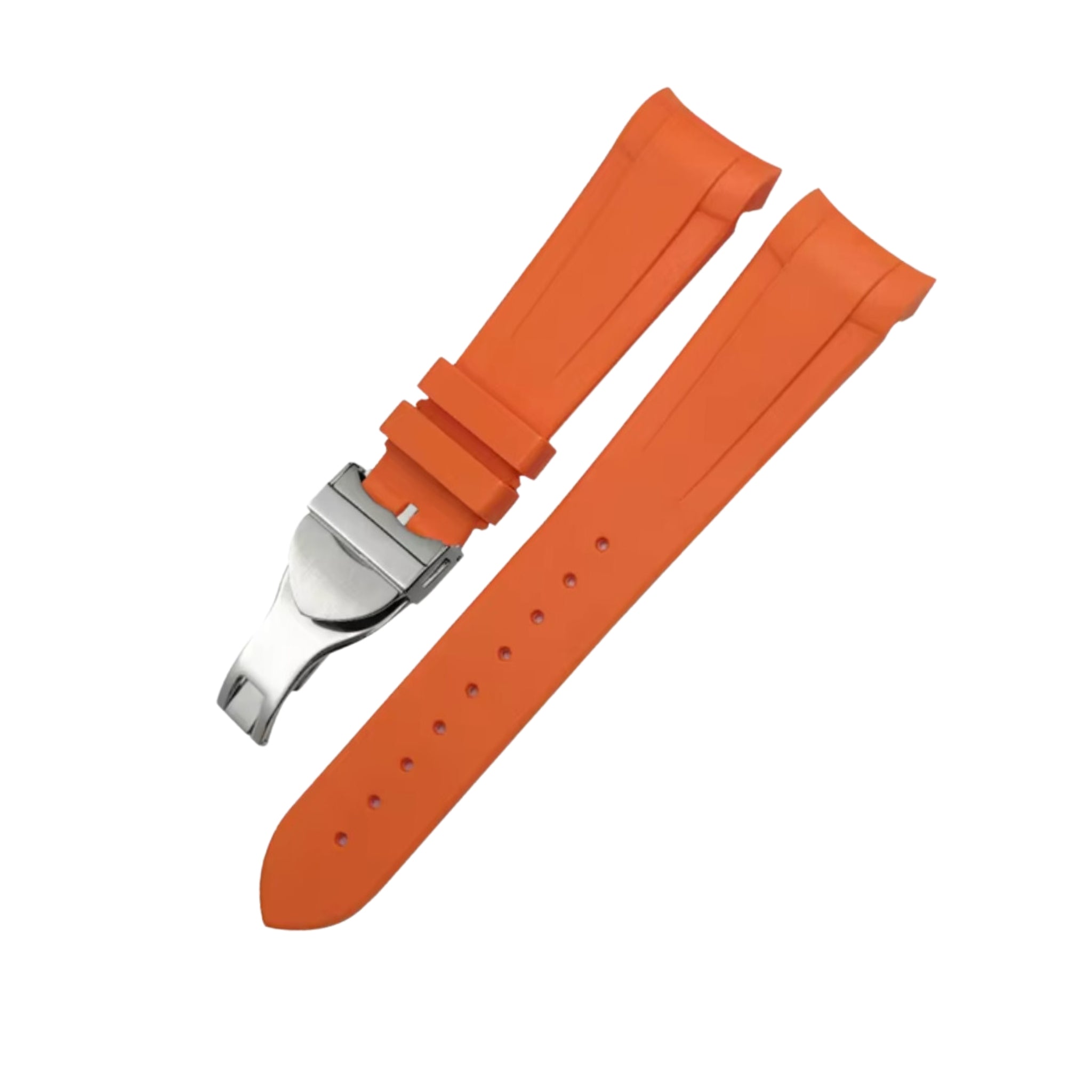 Rubber Strap - For Tudor Pelagos 42 - Orange - Helvetus