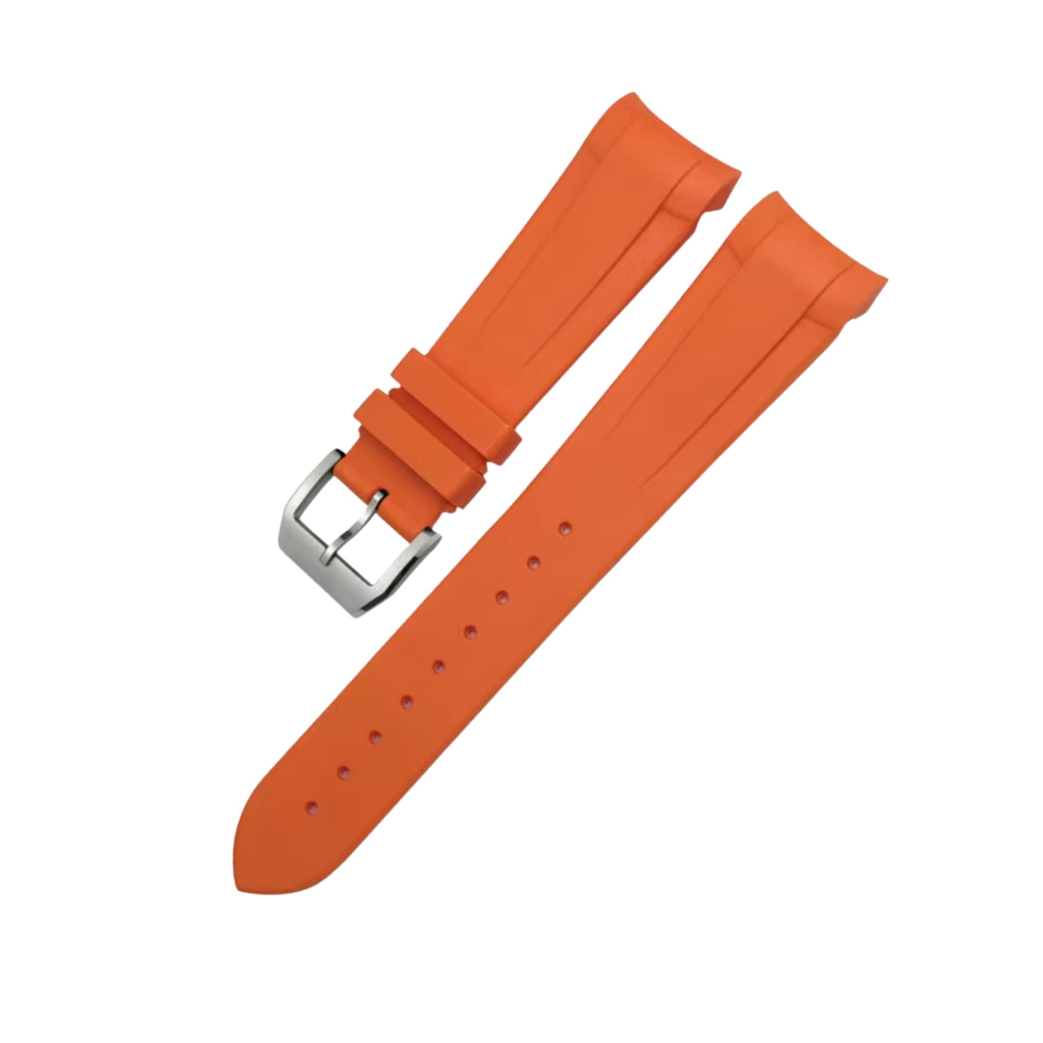 Rubber Strap - For Tudor Pelagos 42 - Orange - Helvetus