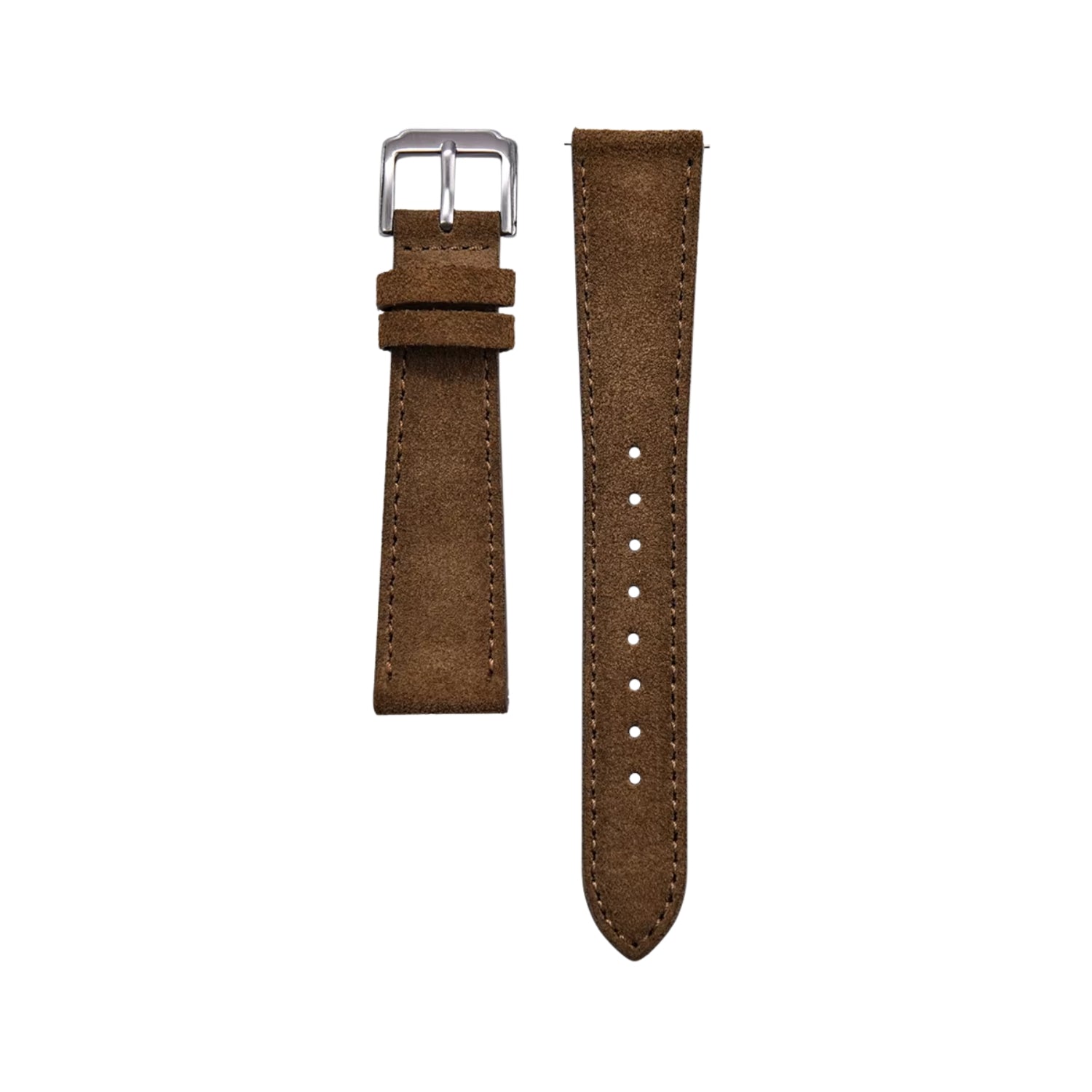 Wildleder Uhrenarmband – Braun – Helvetus® - Helvetus DE