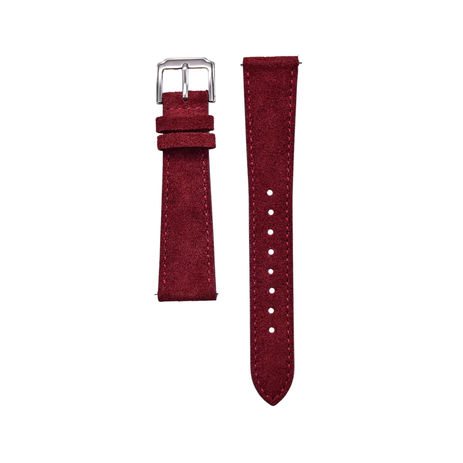 Wildleder Uhrenarmband – Rot – Helvetus® - Helvetus DE